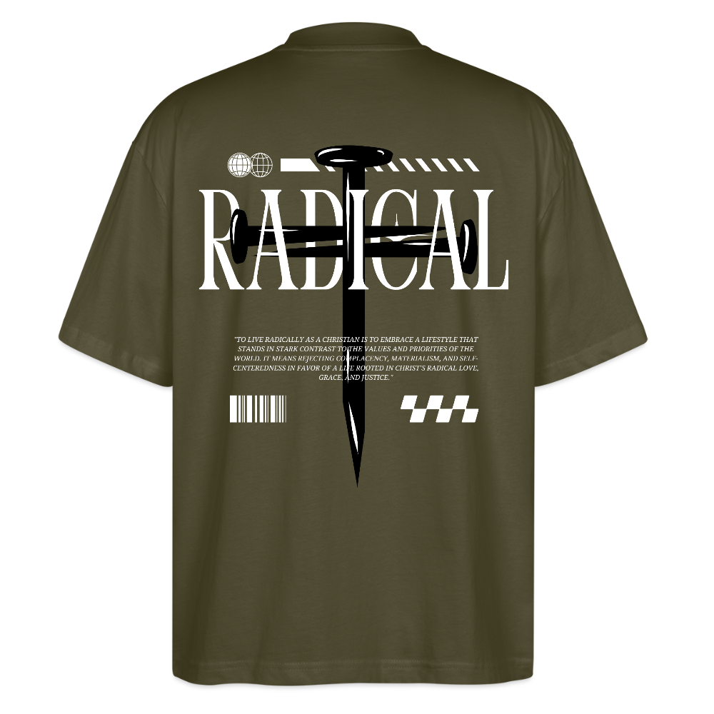 Stanley/Stella Oversized Unisex Organic T-shirt Blaster - khaki