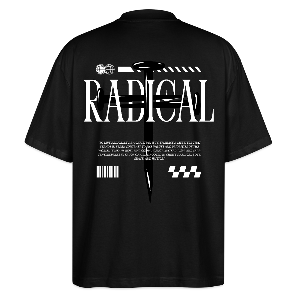 Stanley/Stella Oversized Unisex Organic T-shirt Blaster - black