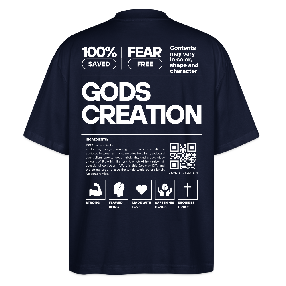 Stanley/Stella Oversized Unisex Organic T-shirt Blaster - Navy