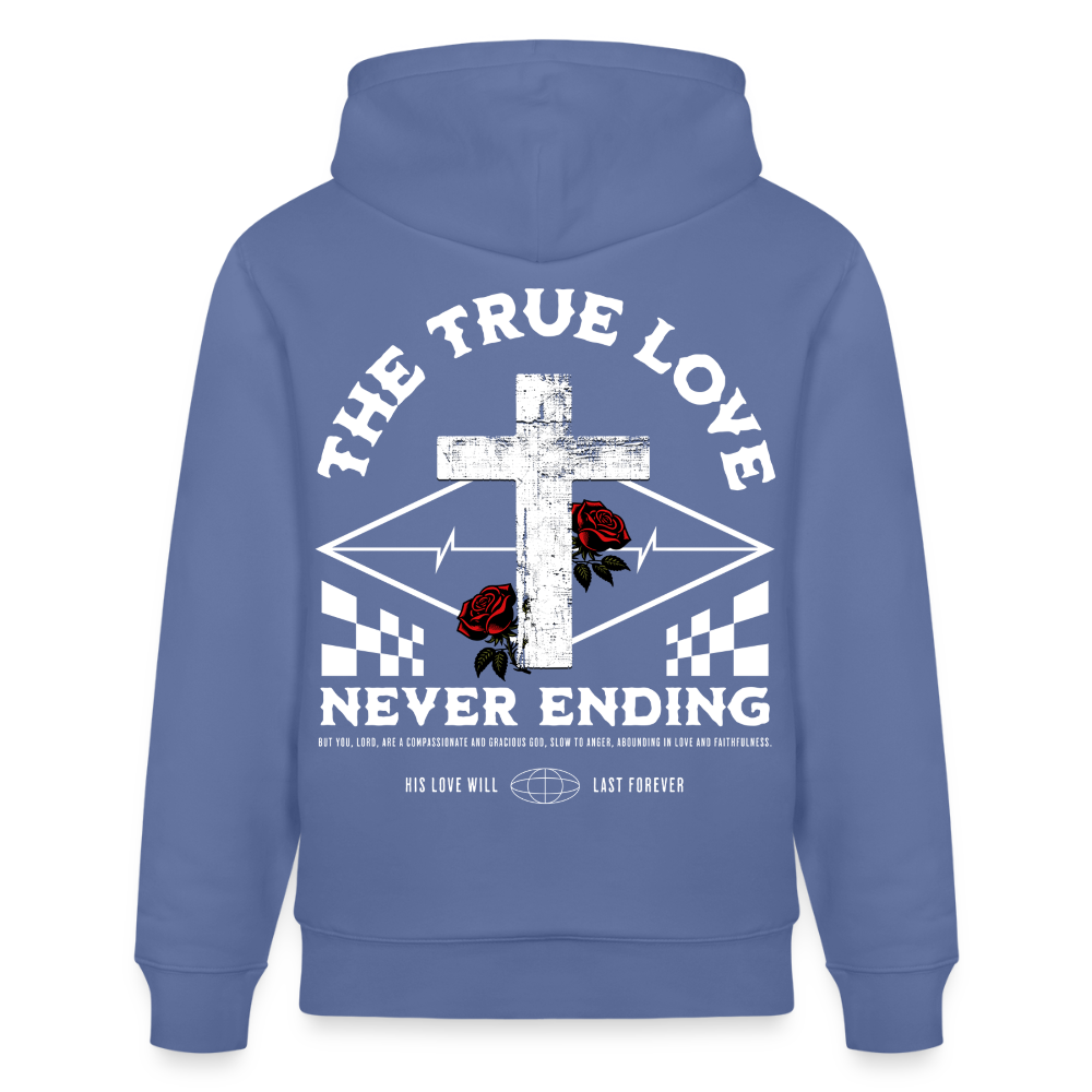 TRUE LOVE - Unisex Bio-Hoodie - Blau