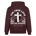 TRUE LOVE - Unisex Bio-Hoodie - Maroon