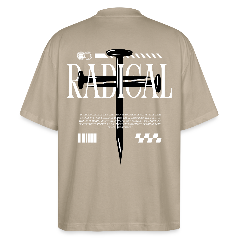 Stanley/Stella Oversized Unisex Organic T-shirt Blaster - stone