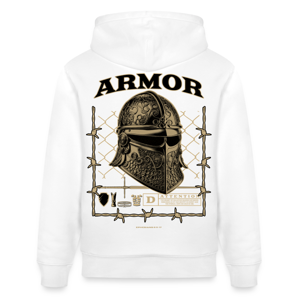 ARMOR - Unisex Bio-Hoodie - Weiß