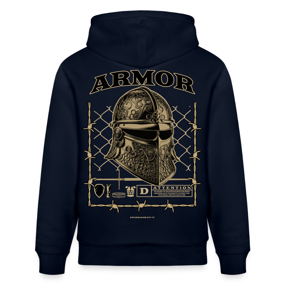 ARMOR - Unisex Bio-Hoodie - Navy