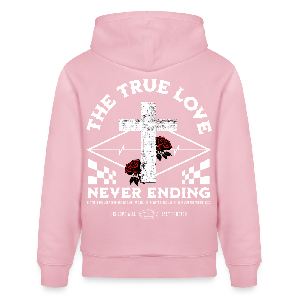 TRUE LOVE - Unisex Bio-Hoodie - Hellrosa