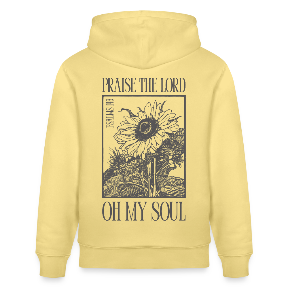 PRAISE - Unisex Bio-Hoodie - Gelb Viva 