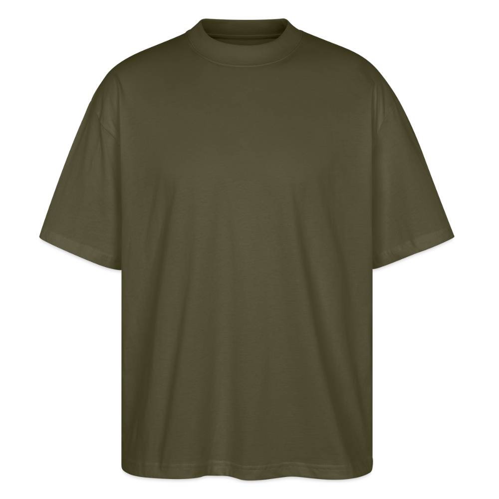 TRUE LOVE - Oversized Unisex Organic T-shirt - khaki