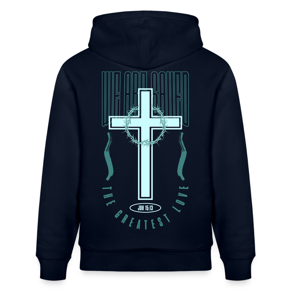 SAVED - Unisex Bio-Hoodie - Navy