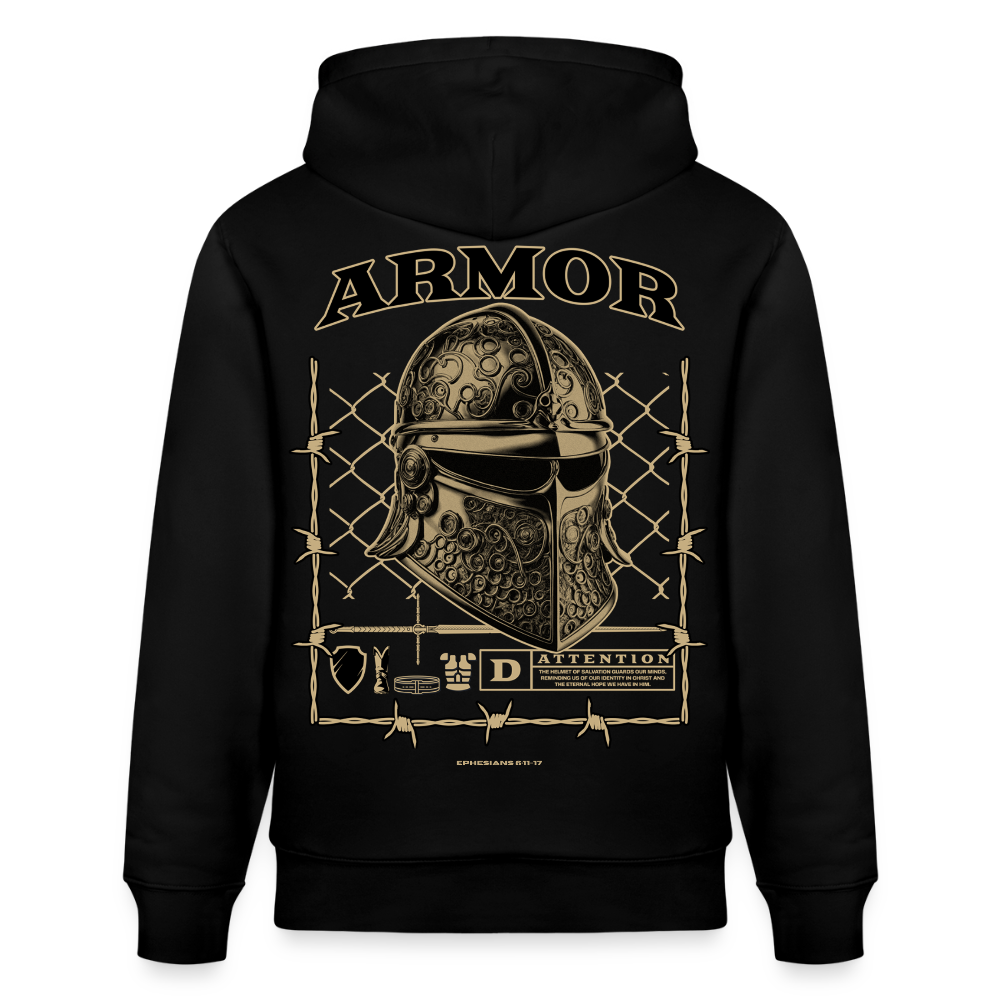 ARMOR - Unisex Bio-Hoodie - Schwarz