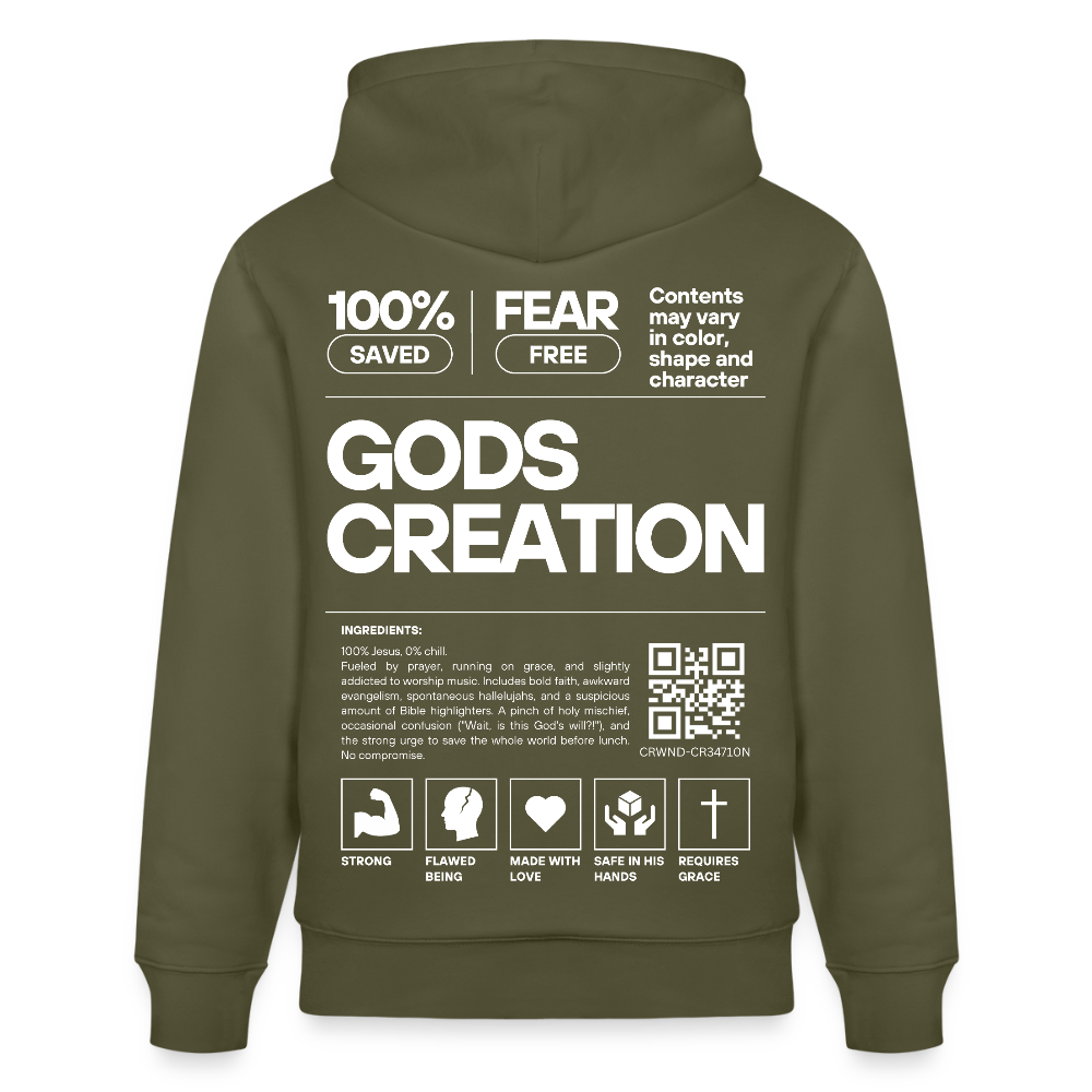 Stanley/Stella Unisex Bio-Hoodie CRUISER - Khaki Grün