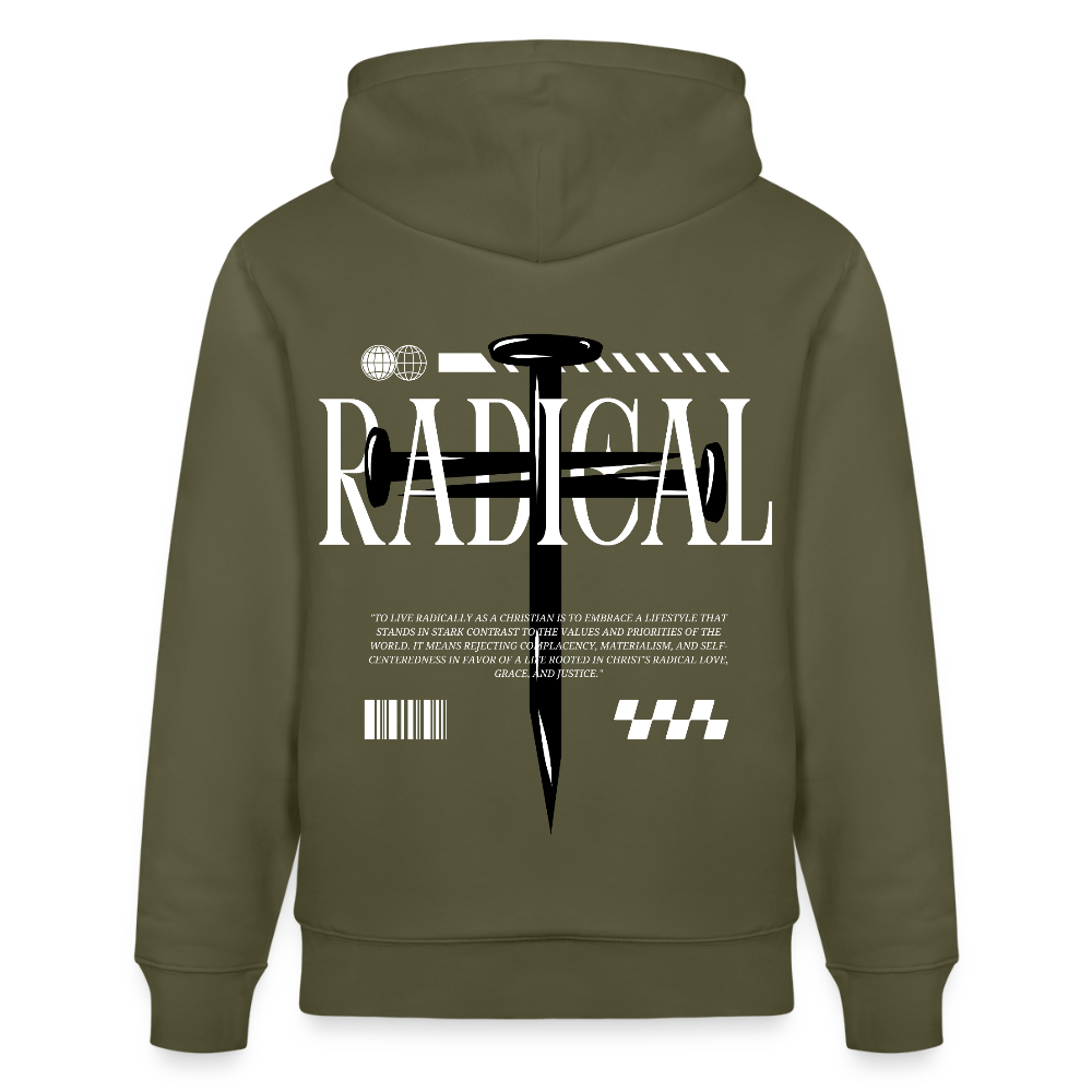 RADICAL - Unisex Hoodie - Khaki Grün