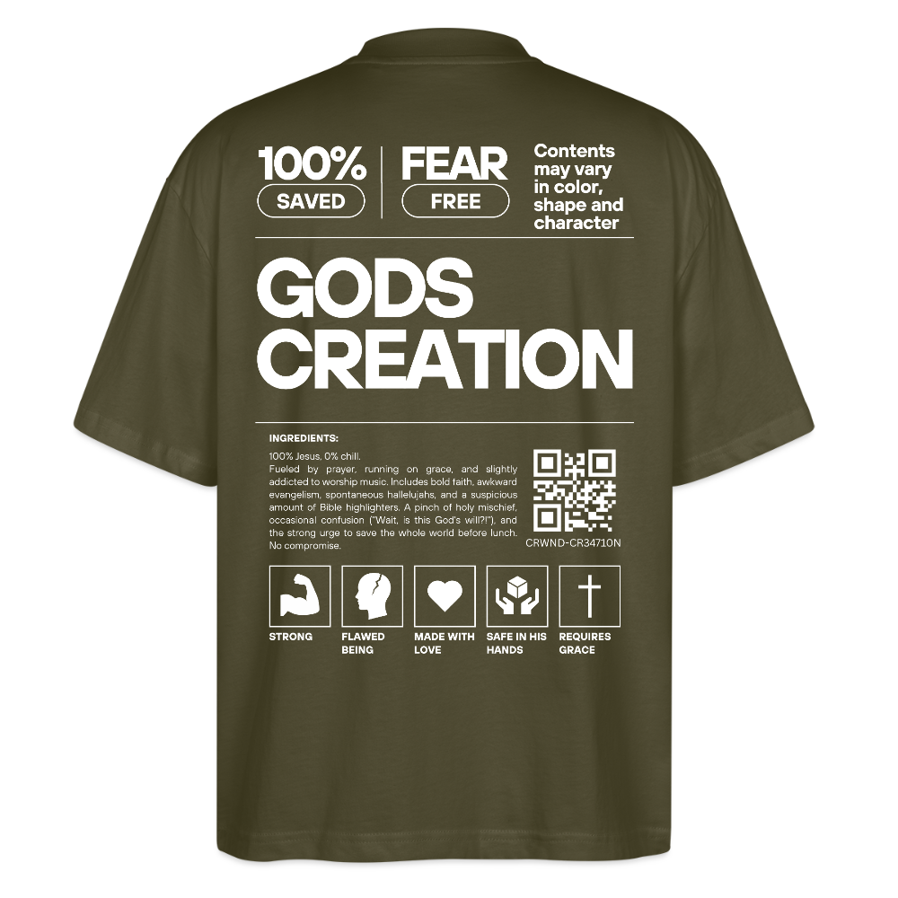 Stanley/Stella Oversized Unisex Organic T-shirt Blaster - Khaki