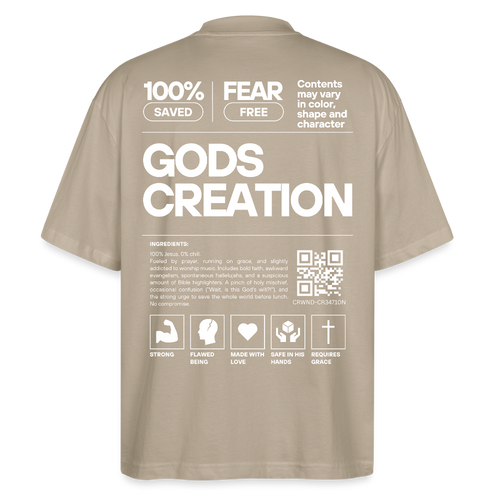 Stanley/Stella Oversized Unisex Organic T-shirt Blaster - Steingrau